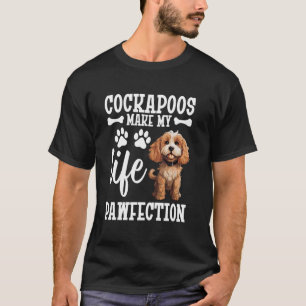 Cockapoo-Enthusiast Haustierliebhaber Pawfection B T-Shirt