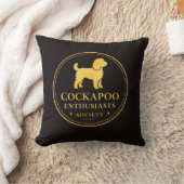 Cockapoo-Enthusiasten-Gesellschaft Kapuzenpullover Kissen (Decke)