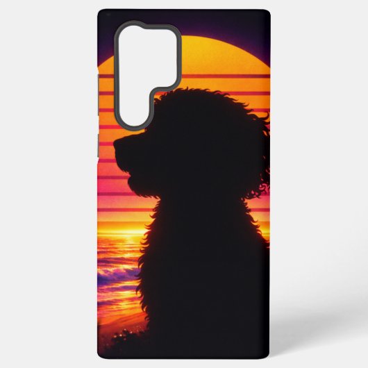 Cockapoo-Etuis - Retro Cockapoo-Hundebesitzer-Gesc Samsung Galaxy Hülle (Rückseite)