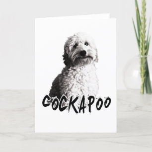 Cockapoo Feiertagskarte