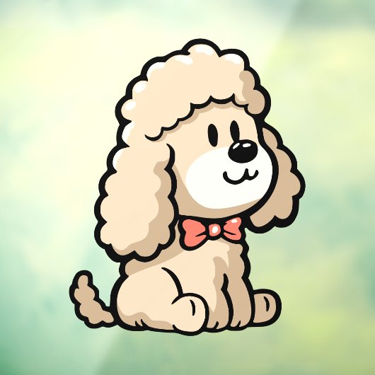 Cockapoo Fensteraufkleber (Blatt 3)