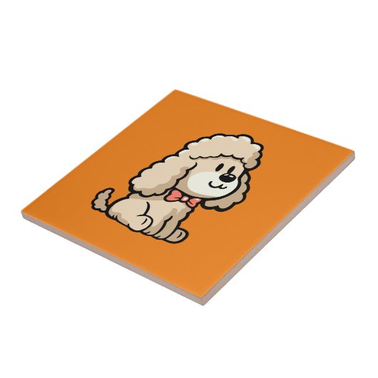 Cockapoo Fliese (Seite)