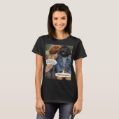 Cockapoo Flüster-Shirt | Lustiges Hunde-Geschenk z T-Shirt (Vorne ganz)