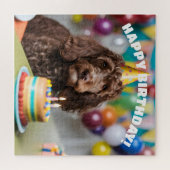 Cockapoo Geburtstagsparty Puzzle (Horizontal)