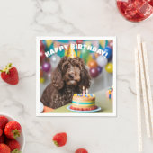 Cockapoo Geburtstagsparty Serviette (Beispiel)