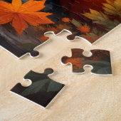 Cockapoo-Gemütliches-Farmhouse-Halloween-Kunstwerk Puzzle (Seite)