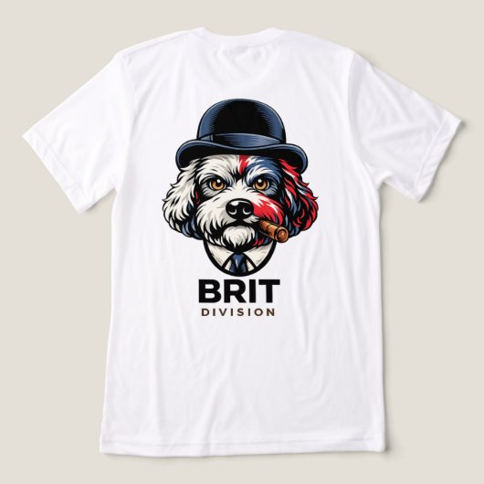 Cockapoo-Geschenk T-Shirt für Hundebesitzer Tri-Blend Shirt (Design Rückseite)
