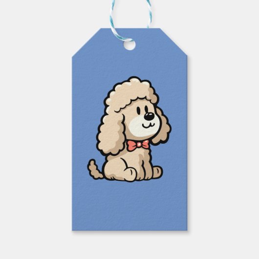 Cockapoo Geschenkanhänger (Vorderseite)