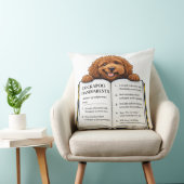 Cockapoo-Großeltern-Geschenk | Lustiger Hund Kissen (Stuhl )