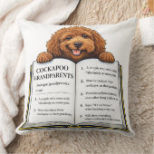 Cockapoo-Großeltern-Geschenk | Lustiger Hund Kissen (Decke)