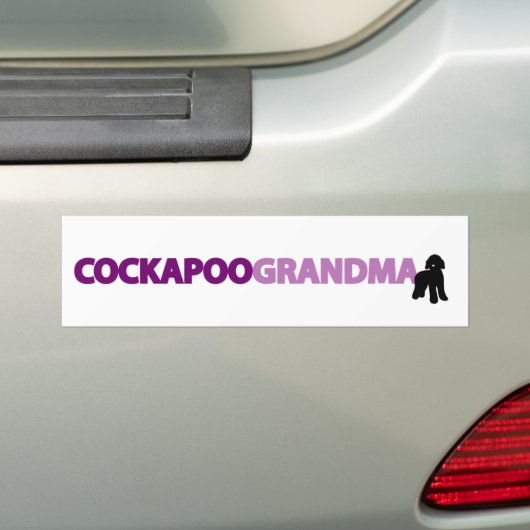 Cockapoo Großmutter Autoaufkleber (Auf Auto)