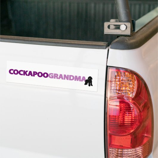 Cockapoo Großmutter Autoaufkleber (Auf Lkw)