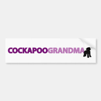 Cockapoo Großmutter Autoaufkleber