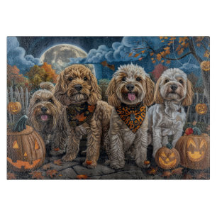 Cockapoo Halloween Gruselig Schneidebrett