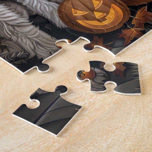 Cockapoo Halloween Spooky Puzzle (Seite)