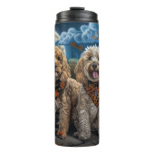 Cockapoo Halloween Spooky Thermosbecher (Vorderseite)