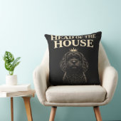 Cockapoo Head Of The House Gift | Funny Dog Owner  Kissen (Stuhl )