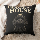 Cockapoo Head Of The House Gift | Funny Dog Owner  Kissen (Decke)