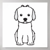 Cockapoo Hund Cartoon Poster (Vorne)