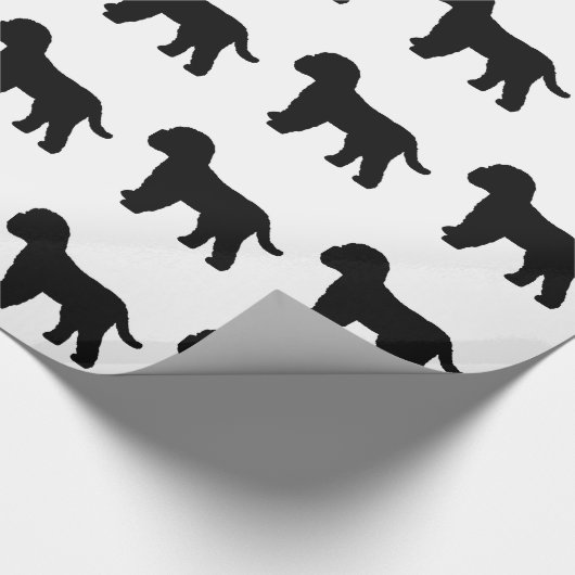 Cockapoo Hund Geschenkpapier (Ecke)