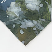 Cockapoo Hund in Sledge Lass es Schnee Weihnachten Fleecedecke (Ecke)