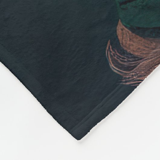 Cockapoo Hund in St. Patrick's Day Dress Fleecedecke (Ecke)