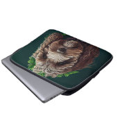 Cockapoo Hund in St. Patrick's Day Dress Laptopschutzhülle (Vorne Knopf)