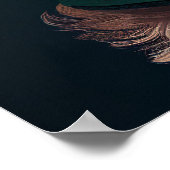 Cockapoo Hund in St. Patrick's Day Dress Poster (Ecke)