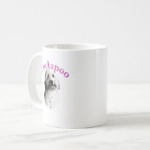Cockapoo Hund Kaffeetasse (Vorderseite Links)