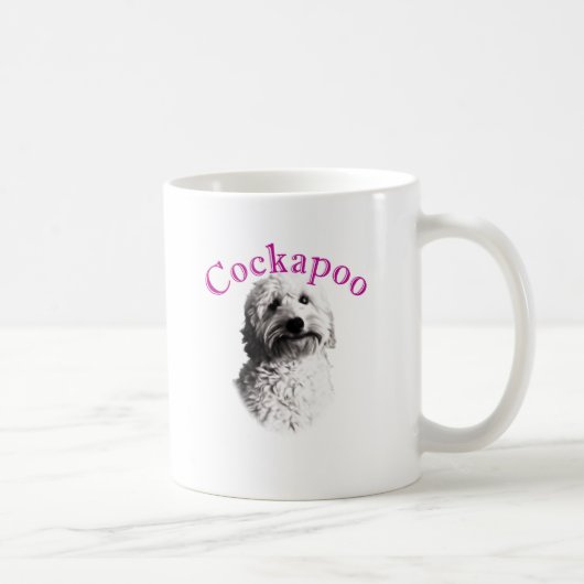 Cockapoo Hund Kaffeetasse (Rechts)