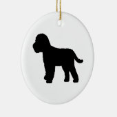 Cockapoo Hund Keramikornament (Rechts)
