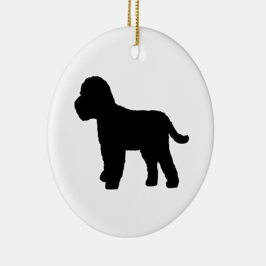 Cockapoo Hund Keramikornament (Rechts)