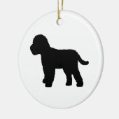 Cockapoo Hund Keramikornament (Links)