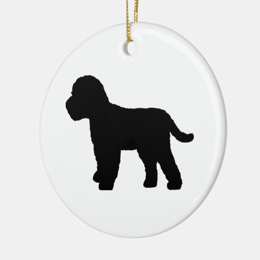 Cockapoo Hund Keramikornament (Links)