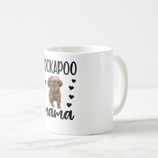Cockapoo Hund Mama Cockapoo Hund Lover Cockapoo Ma Kaffeetasse (VorderseiteRechts)
