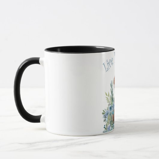 Cockapoo Hund Mama Floral Tasse (Links)