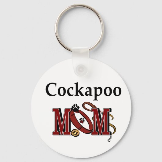 Cockapoo Hund Mama Geschenke Schlüsselanhänger (Vorderseite)