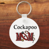 Cockapoo Hund Mama Geschenke Schlüsselanhänger (Vorderseite)