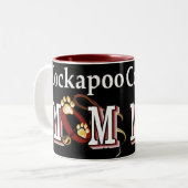 Cockapoo Hund Mama Geschenke Zweifarbige Tasse (Vorderseite Links)