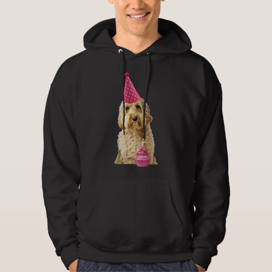 Cockapoo Hund mit Cup Kuchen Cockapoo Mama Cockerp Hoodie (Vorderseite)