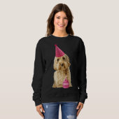 Cockapoo Hund mit Cup Kuchen Cockapoo Mama Cockerp Sweatshirt (Vorne ganz)