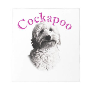 Cockapoo Hund Notizblock