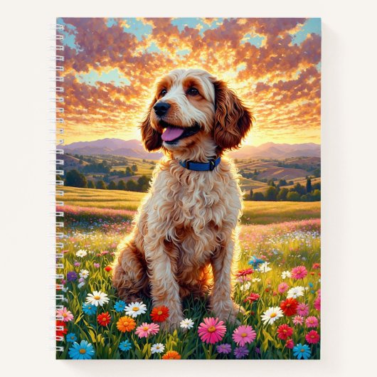 Cockapoo Hund Notizblock (Vorderseite)