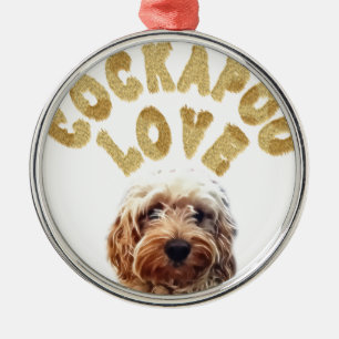 Cockapoo Hund Ornament Aus Metall