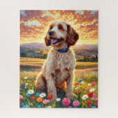 Cockapoo Hund Puzzle (Vertikal)