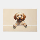 Cockapoo Hund Türmatte Kunst (Vorderseite)