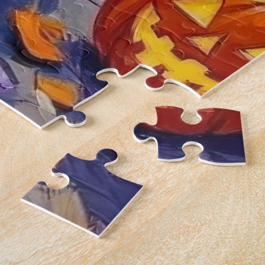 Cockapoo Hunde Trick-oder-Treating Halloween-Kostü Puzzle (Seite)