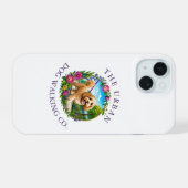 Cockapoo-Hundeausführer-individualisiertes-Logo-iP iPhone 15 Hülle (Rückseite (Horizontal))
