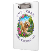 Cockapoo-Hundeausführer-Logo-Clipboard Klemmbrett (Links)