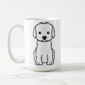 Cockapoo HundeCartoon Kaffeetasse (Links)